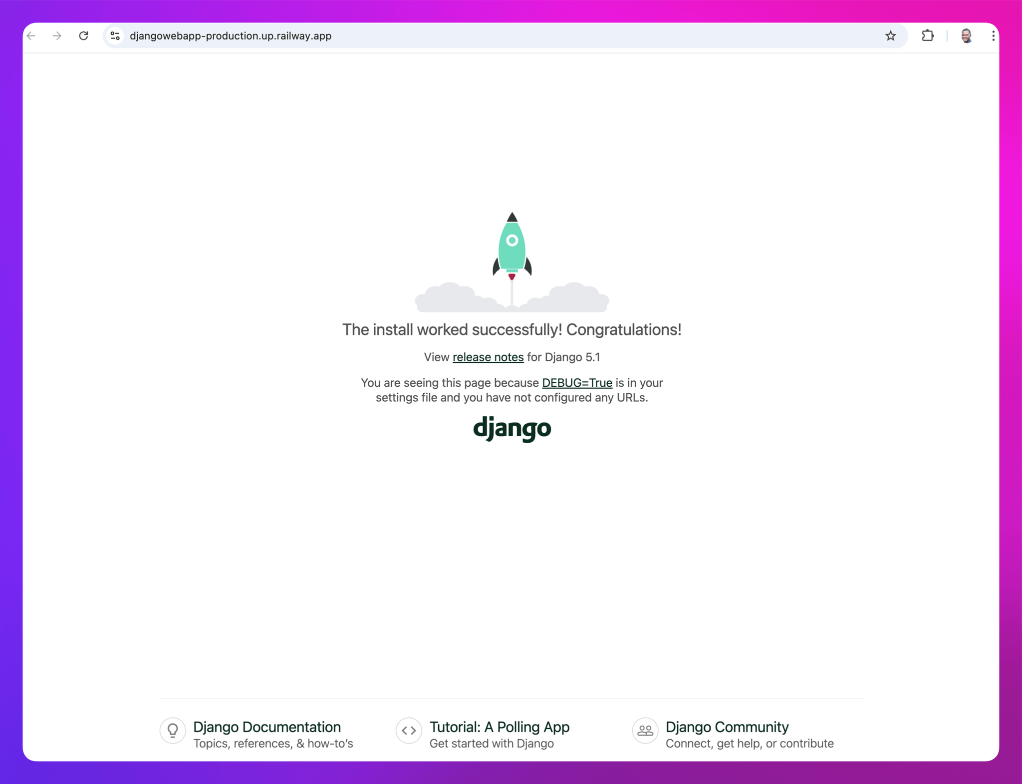 Deploy a Django App | Railway Docs