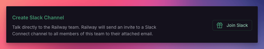 Screenshot of Slack Account Linking