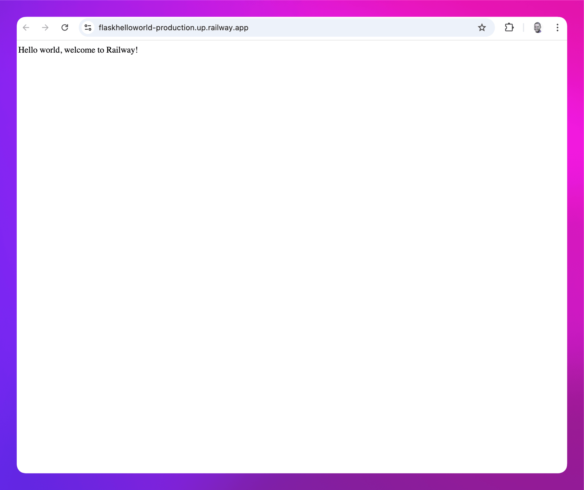 Deploy a Flask App | Railway Docs